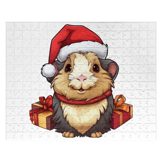 Guinea pig Christmas Jigsaw Puzzles