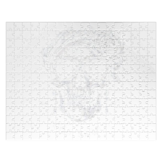 white girl skull by skull style society Jigsaw Puzzles