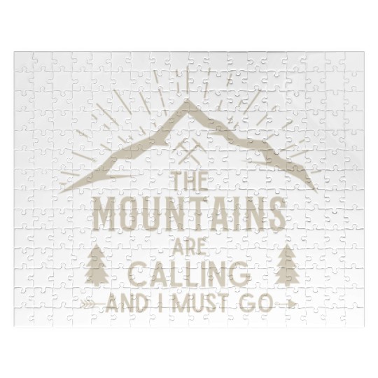 The Mountains are calling Hiking Climbing Nature Jigsaw Puzzles