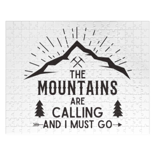 The Mountains are calling Hiking Climbing Nature Jigsaw Puzzles