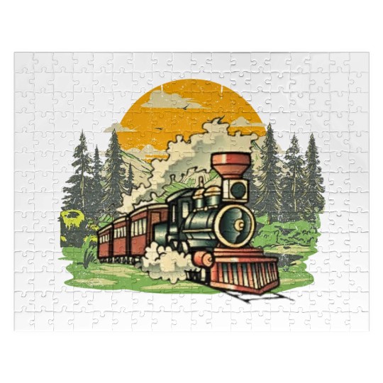 Christmas North Pole Polar Express All Abroad Xmas Jigsaw Puzzles