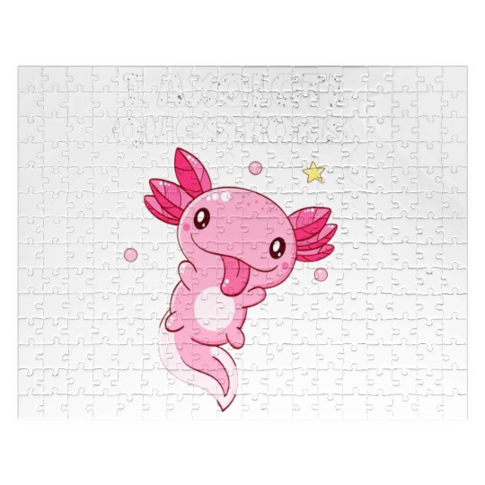I Axolotl Questions Axolotl funny Axolotl Retro Jigsaw Puzzles