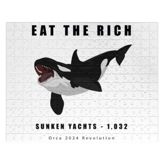 Eat The Rich - Orca Revolution Jigsaw Puzzles