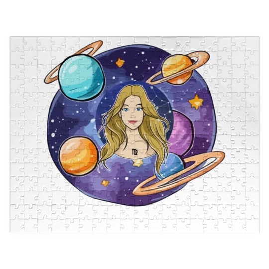 Virgo zodiac sign Jigsaw Puzzles