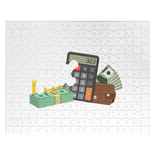 I Survived Tax Season Funny Accountant Gift Jigsaw Puzzles