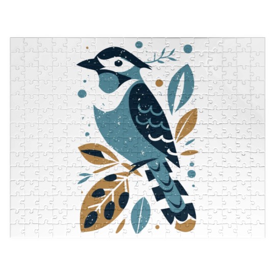 Blue Jay Bird Jigsaw Puzzles