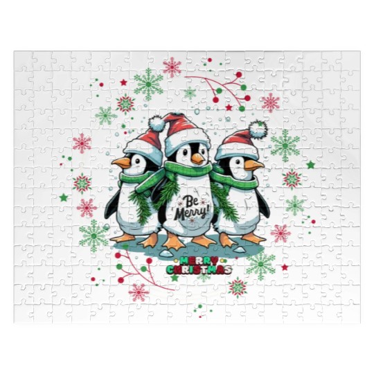 Christmas penguins Jigsaw Puzzles
