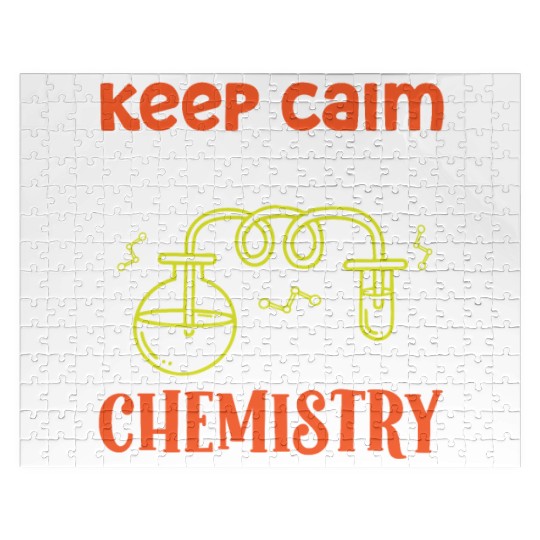 Chemist keep calm do chemistry science chemical Jigsaw Puzzles