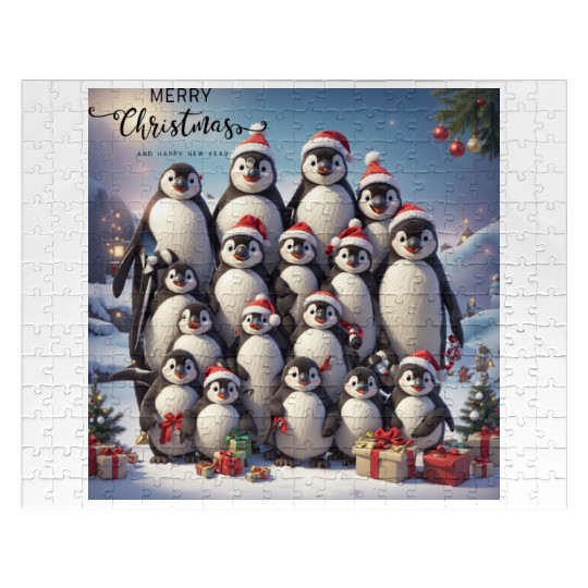 Christmas penguins Jigsaw Puzzles