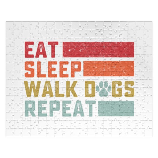 Dog Walker Jigsaw Puzzles Dog Walking Gift Dog Lover