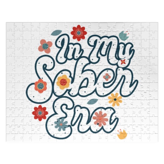 Sober Life In My Sobriety Era Alcohol Drinking Jigsaw Puzzles