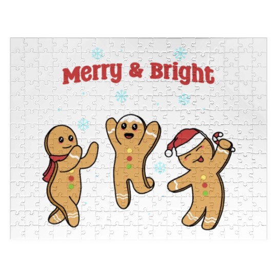 Dancing Gingerbread Jigsaw Puzzles