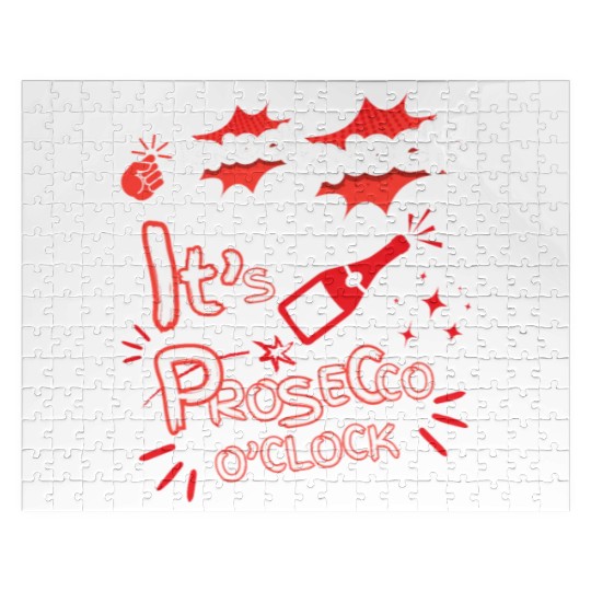 Knock Knock It's Prosecco O'Clock Champagne Italia Jigsaw Puzzles