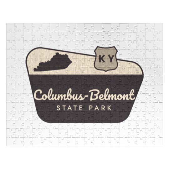 Columbus-Belmont State Park Kentucky Welcome Sign Jigsaw Puzzles