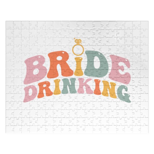 Groovy Bridal Party Bachelorette Party Jigsaw Puzzles