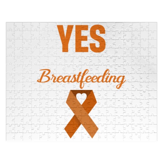 Yes For Breastfeeding Awareness Support Lactation Jigsaw Puzzles