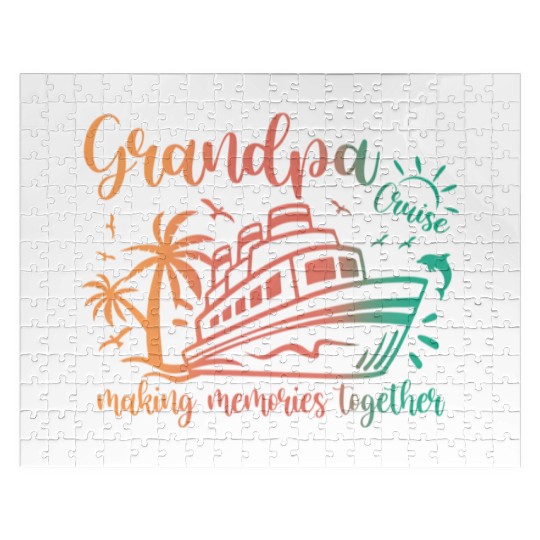 Grandpa Cruise 2023 Making Memories Together Famil Jigsaw Puzzles
