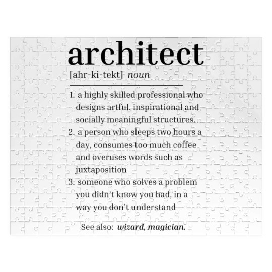 architect definition Jigsaw Puzzles