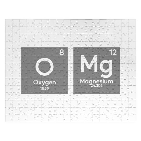 OMG periodic table in chemistry Jigsaw Puzzles