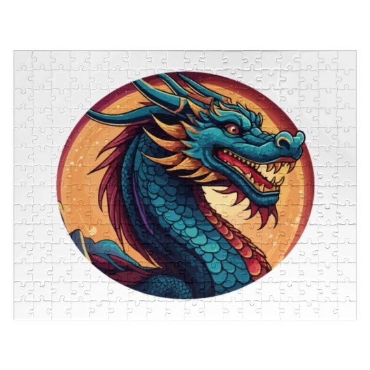 traditional Chinese dragon Jigsaw Puzzles