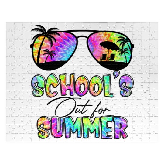 Funny Last Day Of School Teacher School s Out For Jigsaw Puzzles