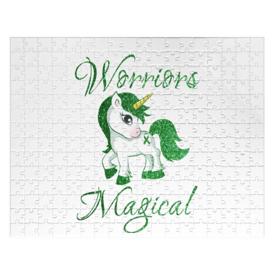 Cerebral Palsy Warriors Are Magical Cute Green Jigsaw Puzzles