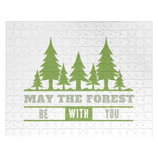 May The Forest Be With You Jigsaw Puzzles