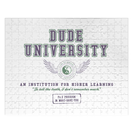 Dude University Jigsaw Puzzles