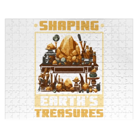 Lapidary Artist Gemstone Stone Collecting Stone Jigsaw Puzzles