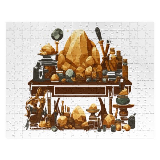 Lapidary Artist Gemstone Stone Collecting Stone Jigsaw Puzzles