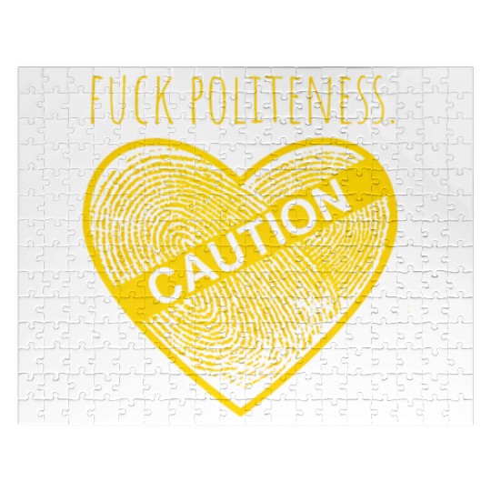 True Crime Podcast Junkie Fan Be Weird Fuck Polite Jigsaw Puzzles