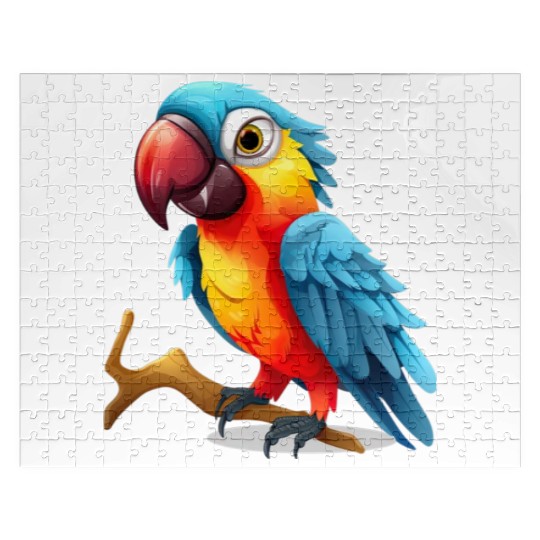 Macaw Parrot for a Bird Lover Animal Lover Jigsaw Puzzles