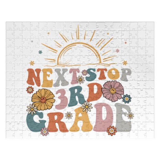 Next Stop 3Rd Grade Graduation To First Grade Back Jigsaw Puzzles