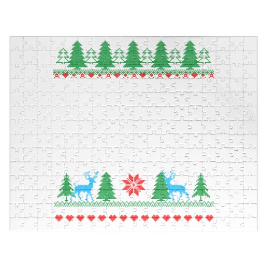 Feliz NAVIDad Funny Holiday Ugly Christmas Themed Jigsaw Puzzles