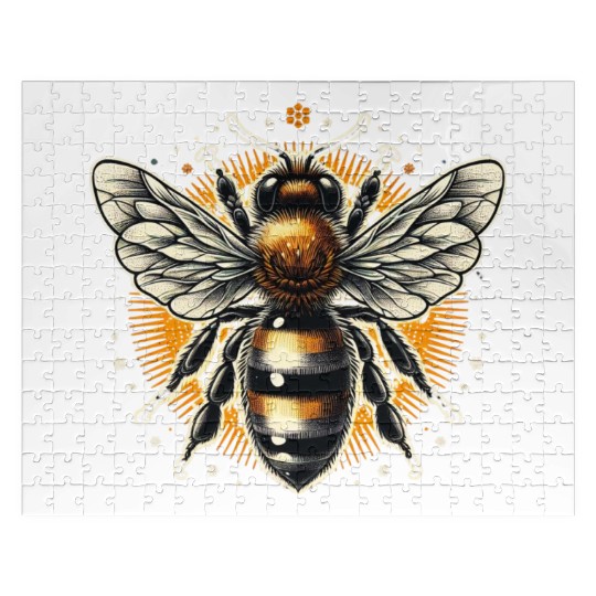 Bee Lover's Delight Positivity-Infused Gift Bee Jigsaw Puzzles