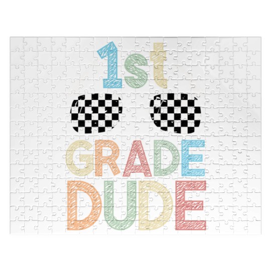 Kindergarten Teacher Funny Student 1st Graduation Jigsaw Puzzles