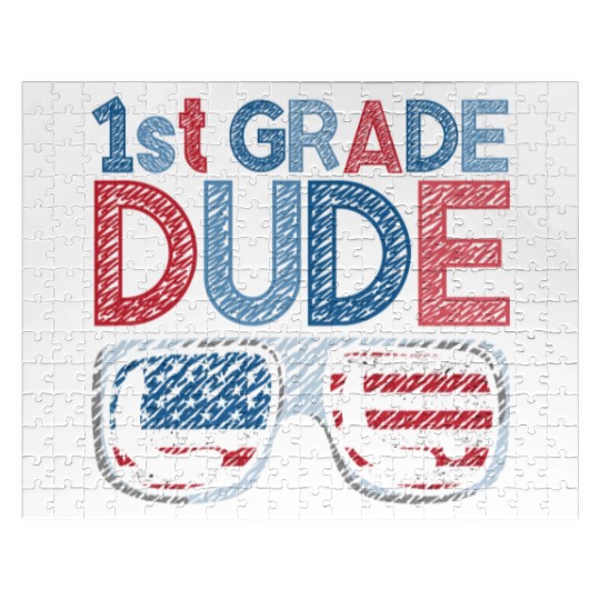 Kindergarten Teacher Funny Student 1st Graduation Jigsaw Puzzles