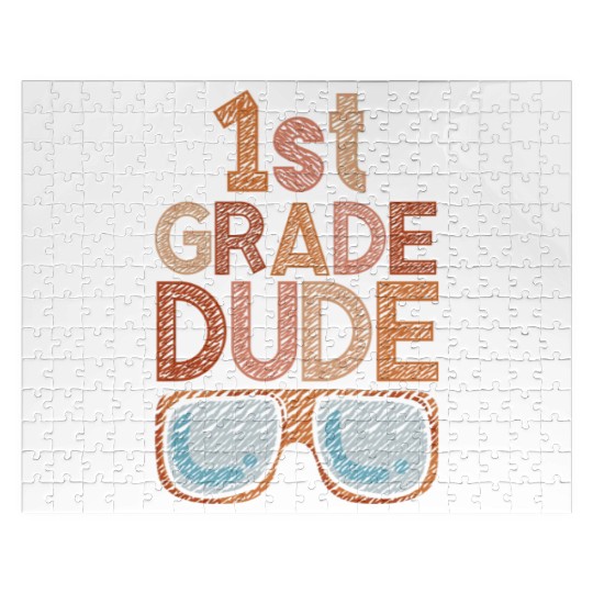 Kindergarten Teacher Funny Student 1st Graduation Jigsaw Puzzles