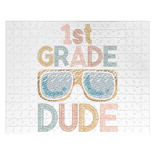 Kindergarten Teacher Funny Student 1st Graduation Jigsaw Puzzles