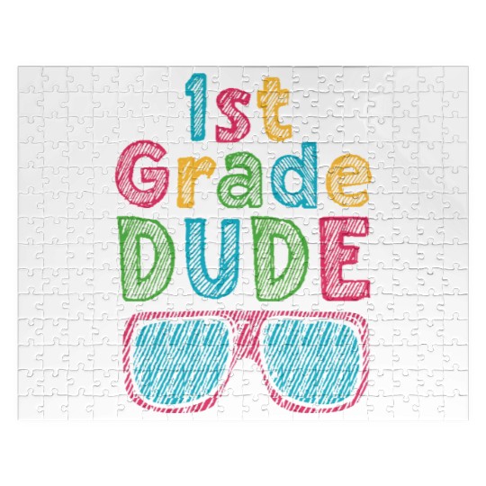 Kindergarten Teacher Funny Student 1st Graduation Jigsaw Puzzles
