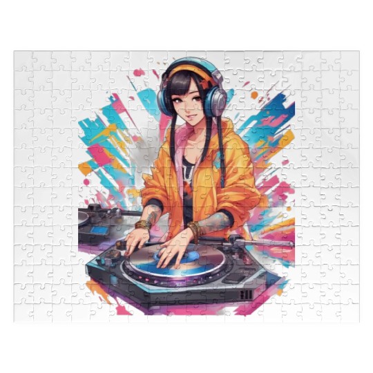 Bass Magic Techno Trance Raves DJ Jigsaw Puzzles