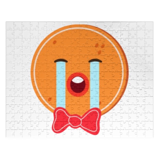 Gingerbread Man Emoticons Crying Out Loudcrying ou Jigsaw Puzzles