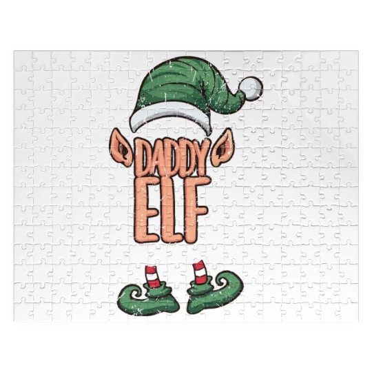 Santa Claus Meme Daddy Elf Christmas Costume Meme Jigsaw Puzzles