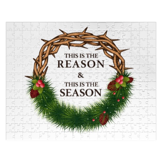 Jesus is King and is the Reason for the Season Jigsaw Puzzles