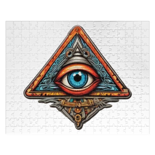 world society illuminati Jigsaw Puzzles