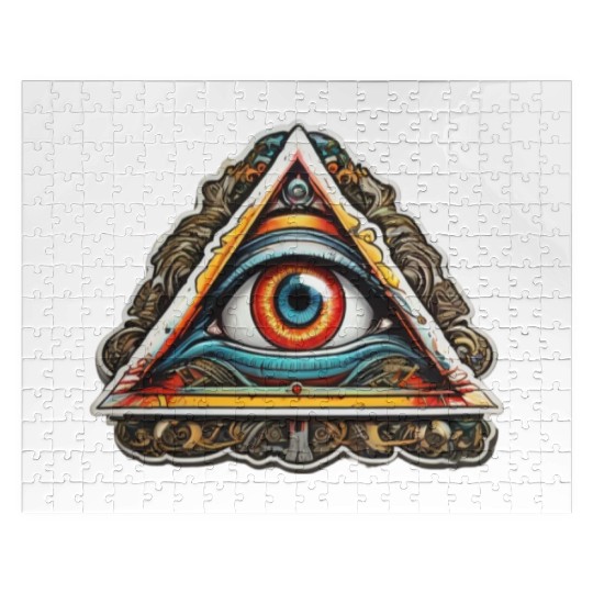 secret society illuminati Jigsaw Puzzles
