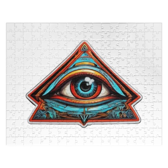 secret society illuminati Jigsaw Puzzles