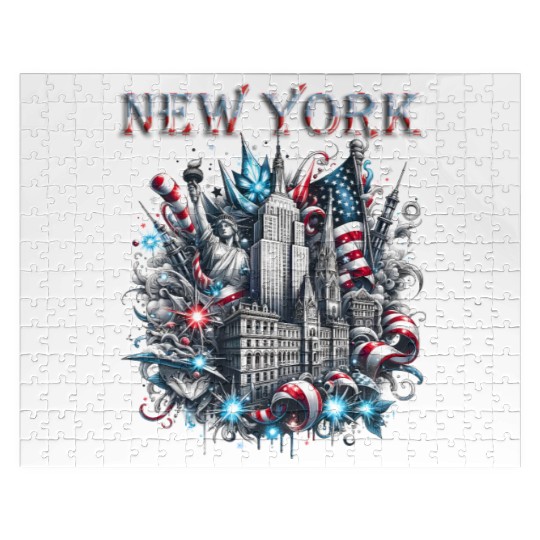 New York Christmas Spirit Jigsaw Puzzles