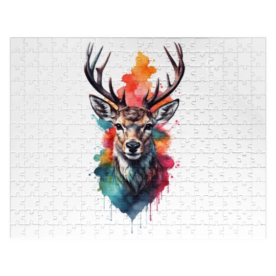 Colorful Swamp Deer Jigsaw Puzzles