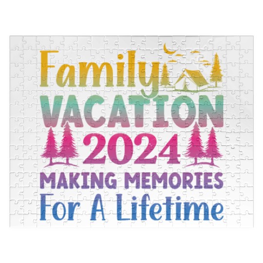 Summer Family Vacation Making Memories Jigsaw Puzzles